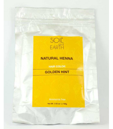 Naturalna Henna Indyjska ZŁOTY BLOND 100g Soil &Earth Naturalna Henna Indyjska ZŁOTY BLOND 100g Soil &Earth