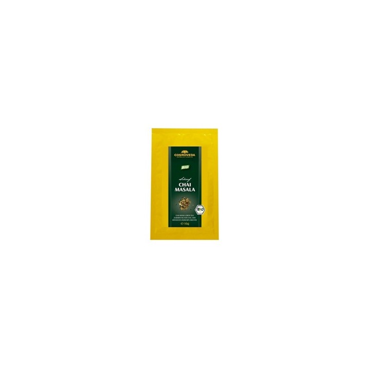 Masala Chai Organic mieszkanka ostrych przypraw 10g Cosmoveda
