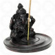 Figurka Ganesha w koronie do kadzideł