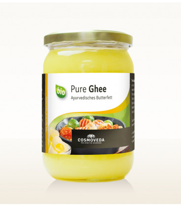 Ghee masło klarowane 500g Cosmoveda do smażenia w wysokiej temperaturze BIO