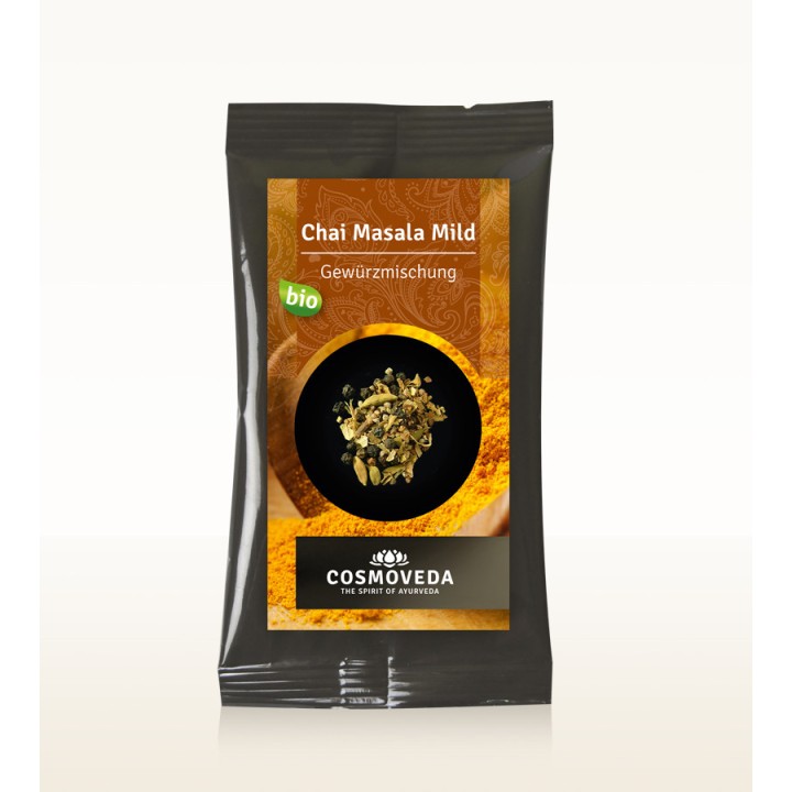 Masala Chai Organic mieszkanka ostrych przypraw 10g Cosmoveda