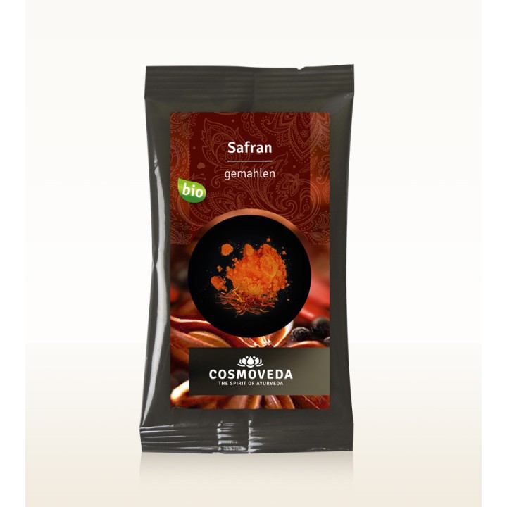 Szafran Organiczny sproszkowany 0,1g Cosmoveda