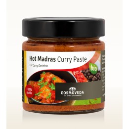 Organic Hot Madras Curry Paste 160g