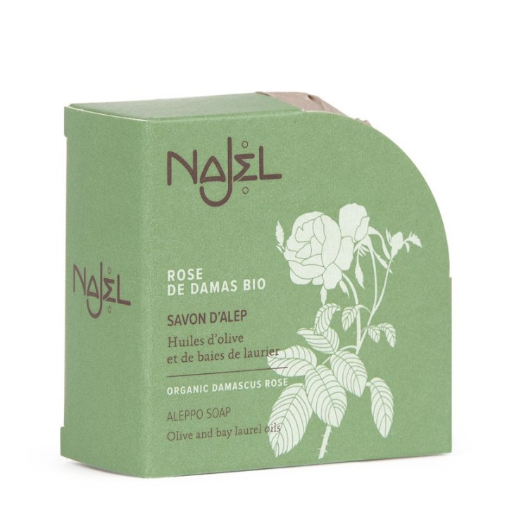 NAJEL ALEPPO SOAP -DAMASCUS ROSE- 100G