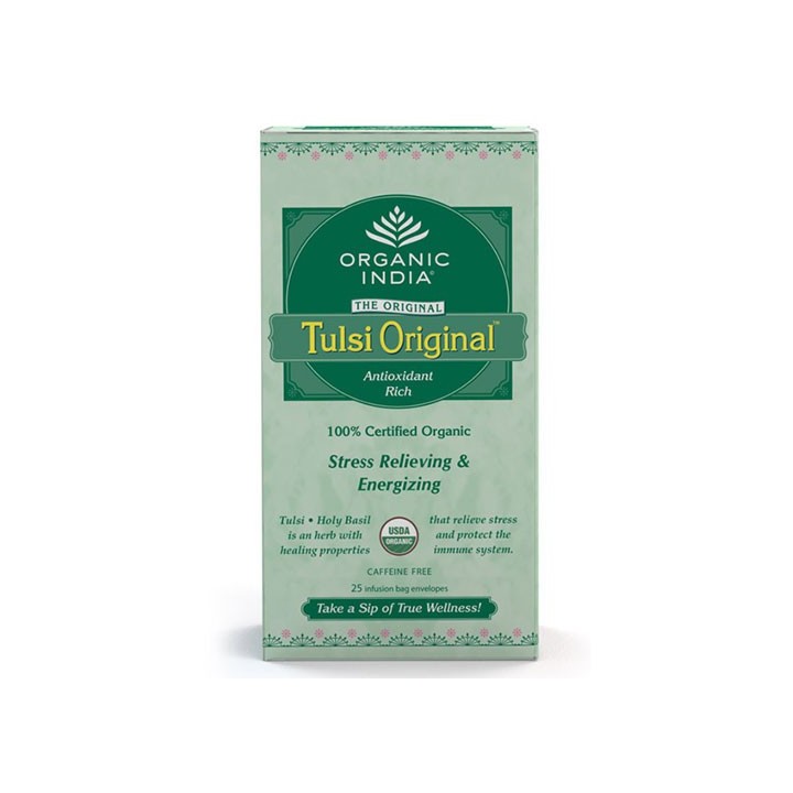 The Original Tulsi Tea Organic India 25 torebek na odporność