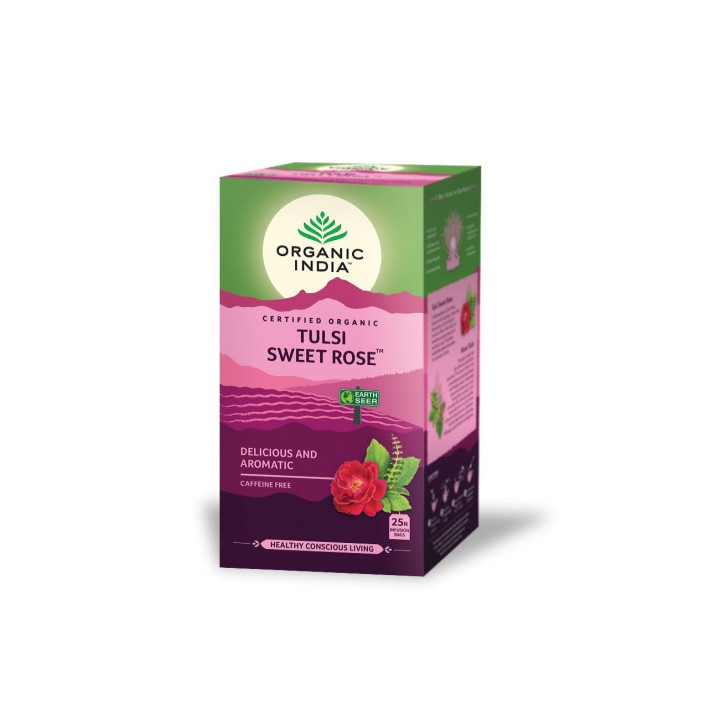 Herbata SWEET ROSE 18 torebek Organic India