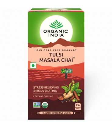 Herbata Tulsi Masala Organic India (25 torebek)