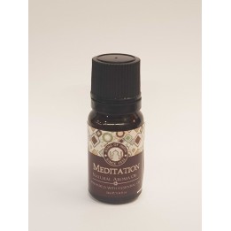 10 ml. Aroma Oil in Orifice Reducer Glass Bottles Meditation