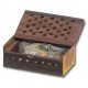 5 g. Oudh Amber Fragrant Rock Perfume in Wooden Box Inlaid with Brass Plate RE05-OOM