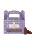 Satya Lavender backflow incense cones in pack of 24 p...