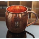 COPPER HAMMERED MUG “C” HANDLE 500ml [SE 312]