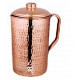 COPPER HAMMERED JUG (COPPER KNOB) 1.5litr [SE 251]