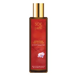 SOIL AND EARTH  NATURAL HAIR CLEANSER  - INDIAN ROSE 200ml