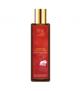 SOIL AND EARTH  NATURAL HAIR CLEANSER  - INDIAN ROSE 200ml