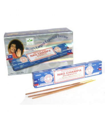 Kadzidła Orientalne Nag Champa 12x15g Satya Sai Baba 