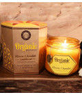 200 g. Organic Goodness Soy Candle in Amber Colored Sandalwood