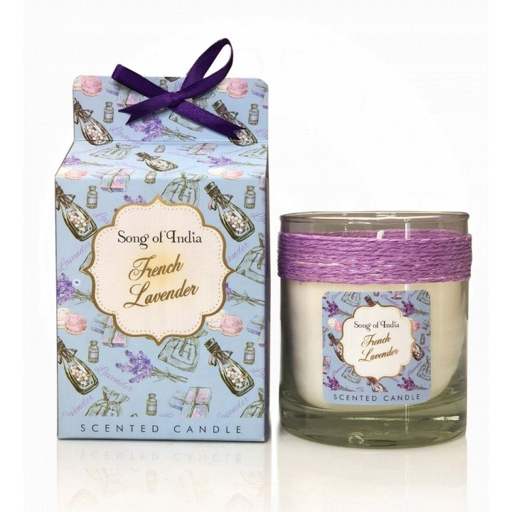 200 g. Little Pleasures Scented Candle in Glass Jar French Lavender