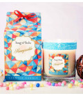 200 g. Little Pleasures Scented Candle in Glass Jar Honeysuckle