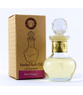 30 ml. Herbal Bath Oil for Shower Massage in Glass Rose Flower