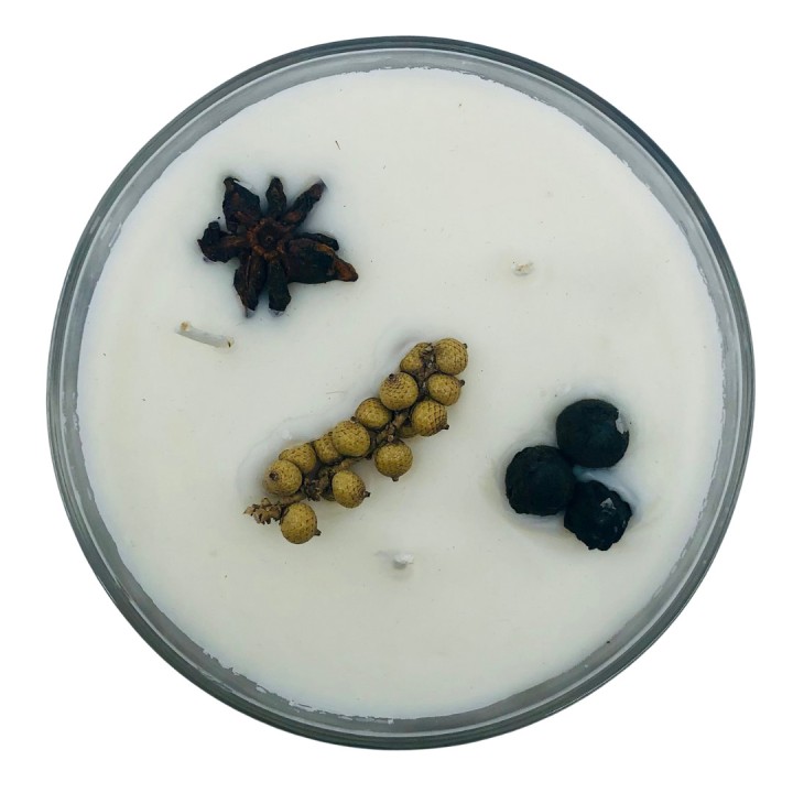 200 g. Botanical Aromatherapy 3 Wick Scented Candle in Wild BerryCassis